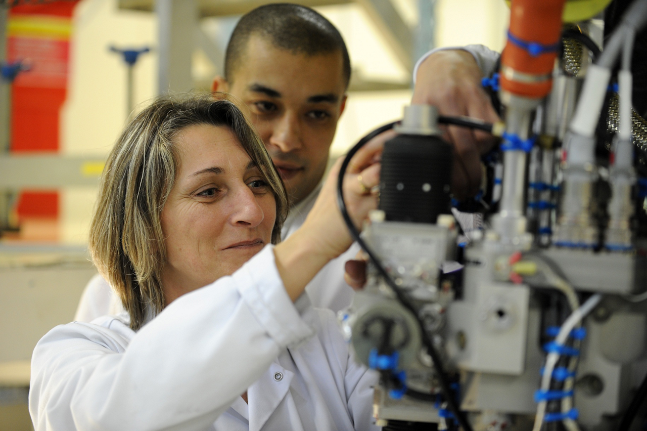 EADS Space Transportation, Ariane 5 and Astrium Satellite in Les Mureaux, France, on February 22, 2010. Photo by Christophe Guibbaud/ABACAPRESS.COM for EADS