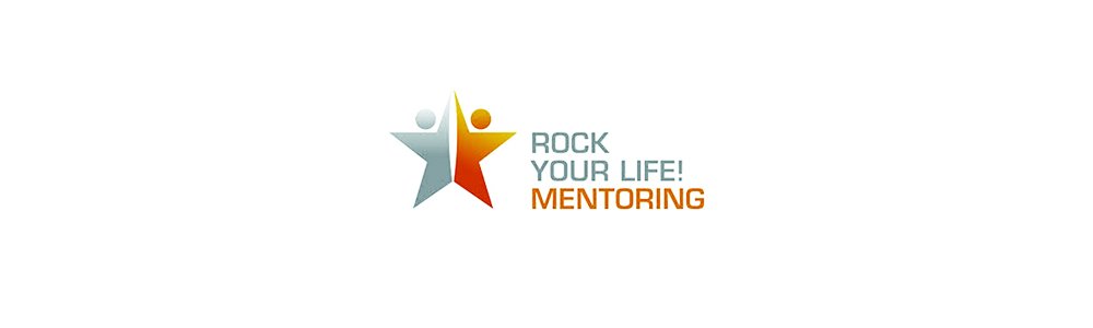 Logo for Rock Your Life! mentoring programme.  