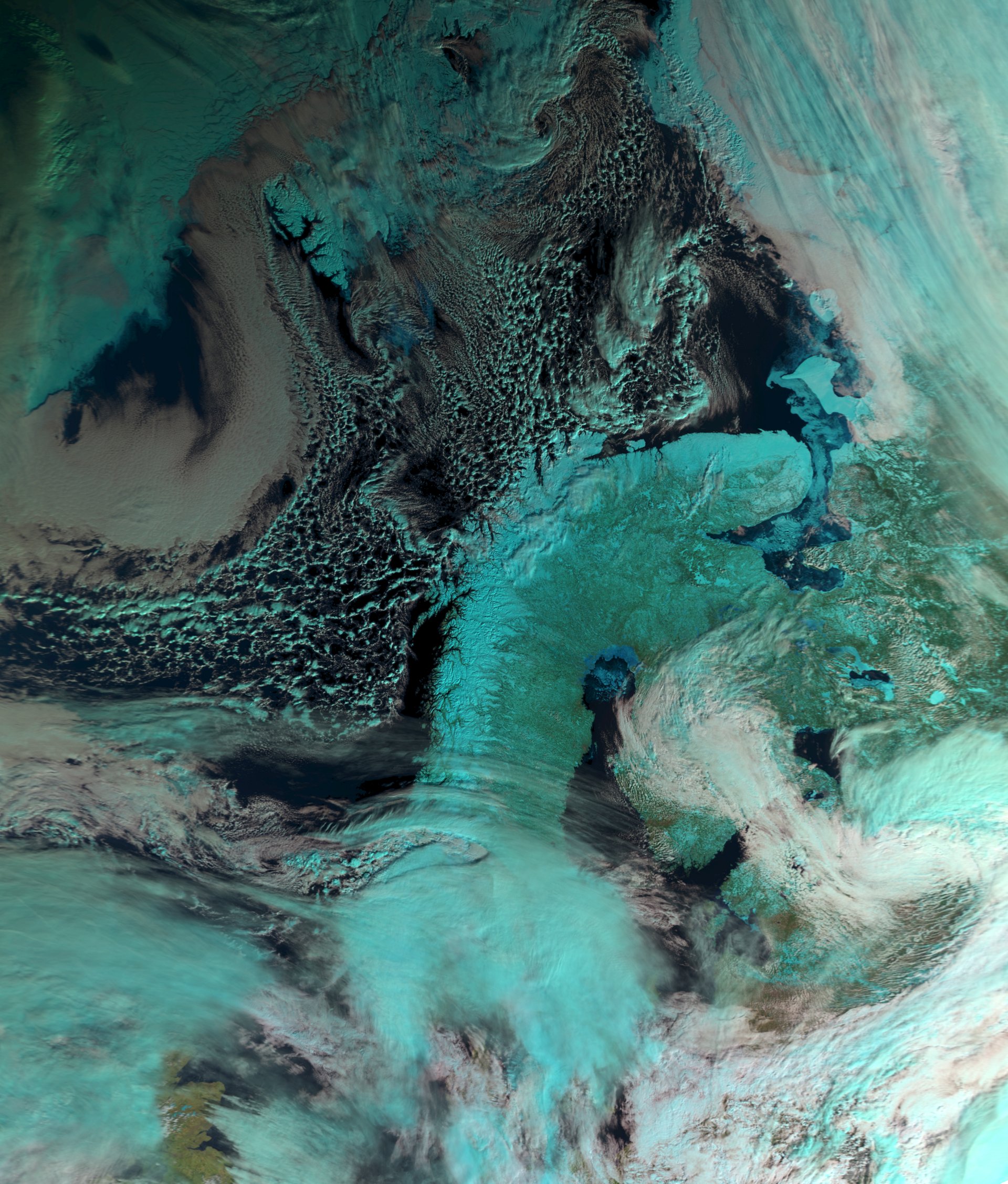 The MetOp A, B and C meteorological monitoring satellites provide everyday accurate weather forecasting.