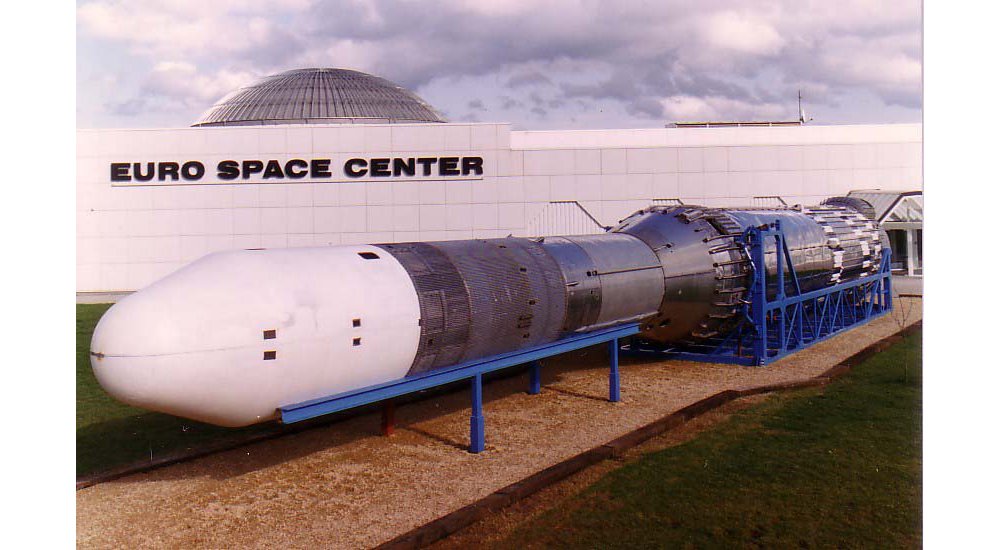 比利时欧洲太空中心的欧罗巴火箭。欧罗巴是欧洲最早的发射装置之一，由ELDO开发。照片:ESA
