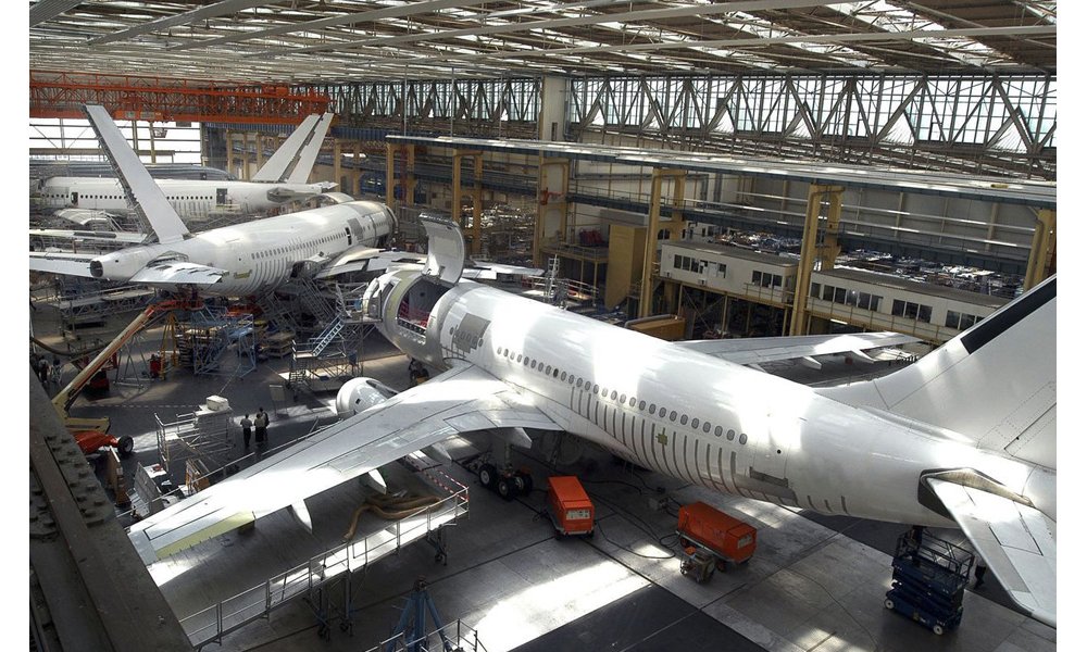 Three Airbus passenger aircraft are converted to freighters at the ST Aerospace facility in Singapore. 