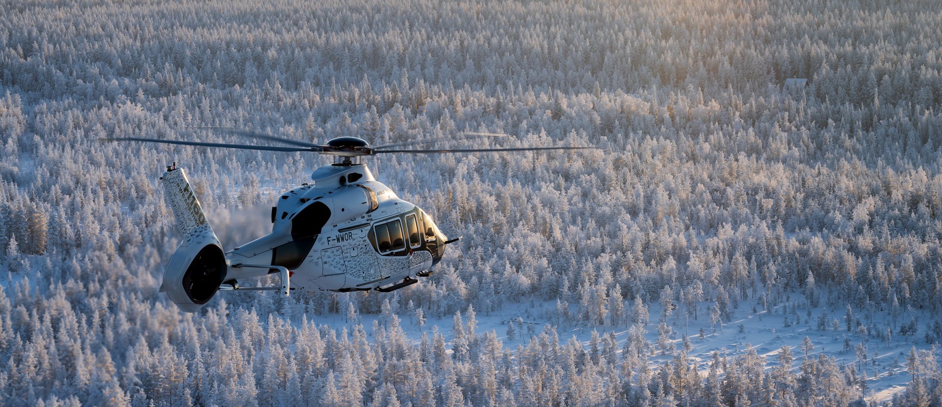 Decarbonising helicopters