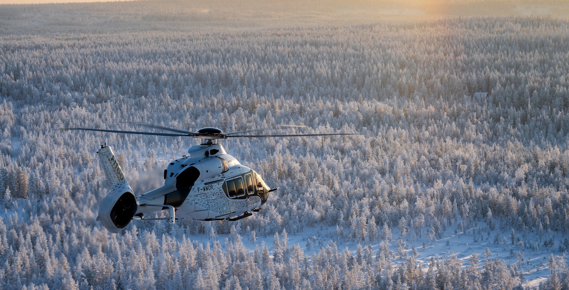 Decarbonising helicopters
