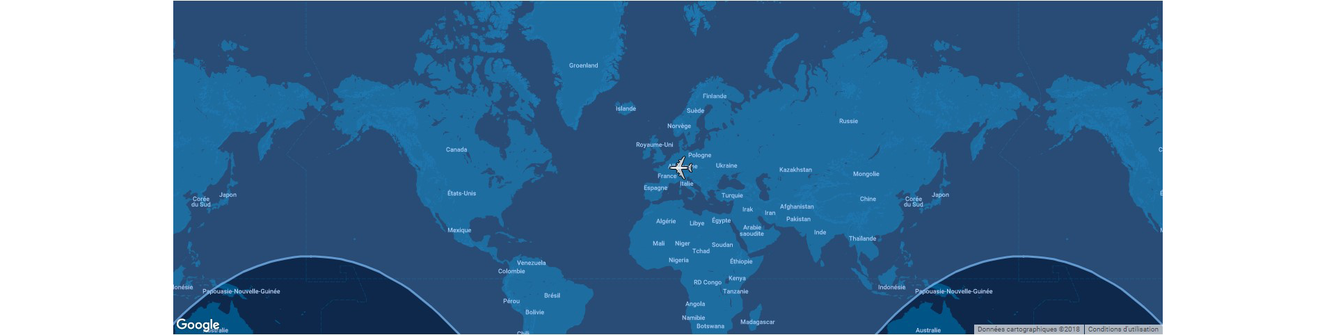 The typical range for Airbus’ A330-900 commercial aircraft is shown in this diagram, which includes a global map. 
