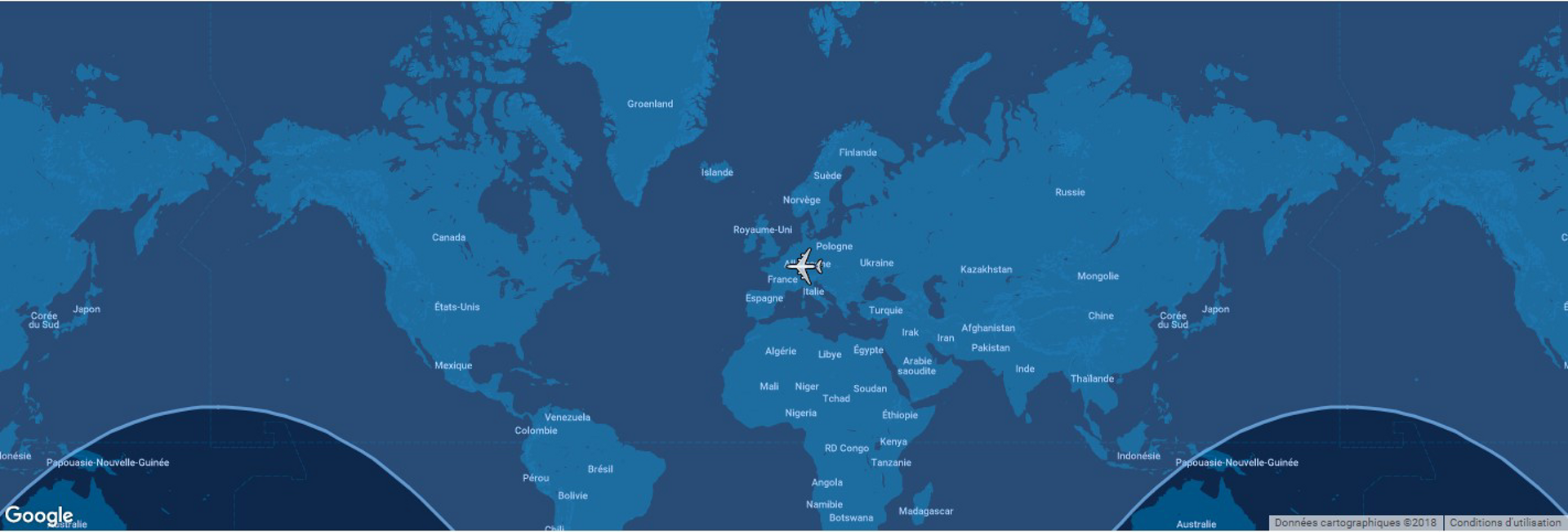 The typical range for Airbus’ A330-900 commercial aircraft is shown in this diagram, which includes a global map.