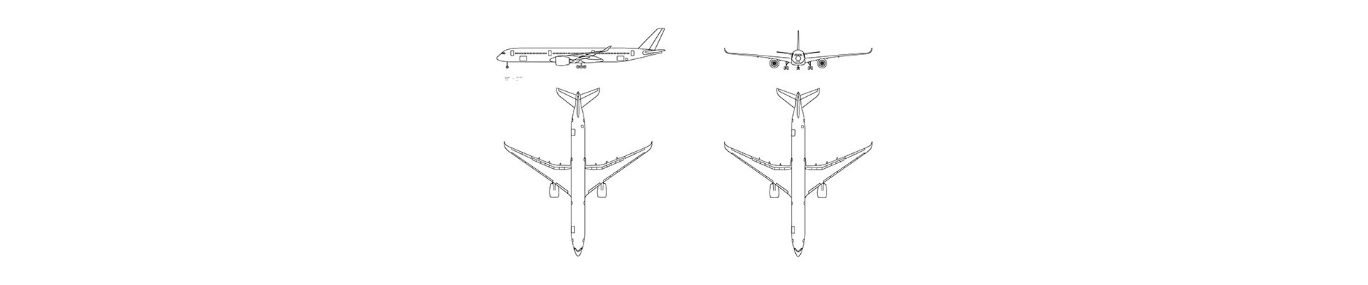 Airbus a330 чертеж