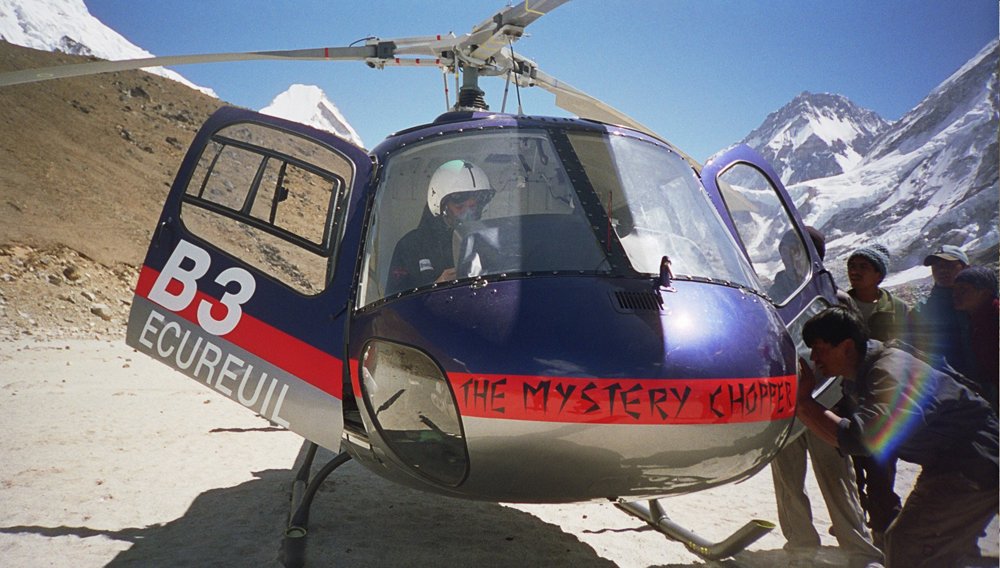 Test pilot Didier Delsalle reached the summit of Mount Everest using an AS350 B3 helicopter in 2005.  