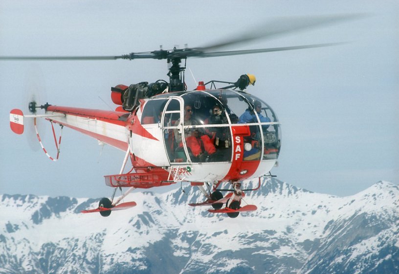 Alouette III  for mountain rescue