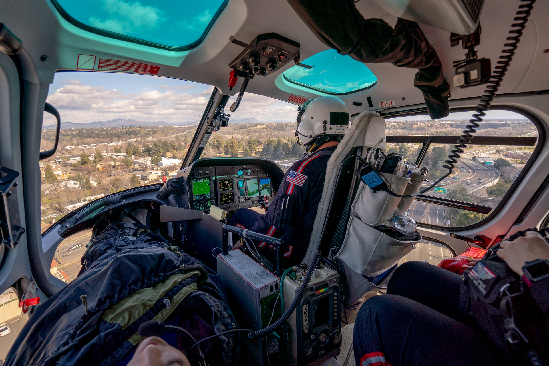 The company’s six air-based subsidiaries and dozens of ground ambulances provide emergency medical transport for 46 states and the District of Columbia. 