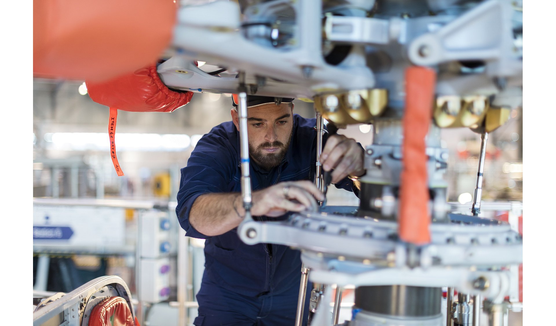 External view of an NH90 operated by the French Ministry of Armed Forces. 