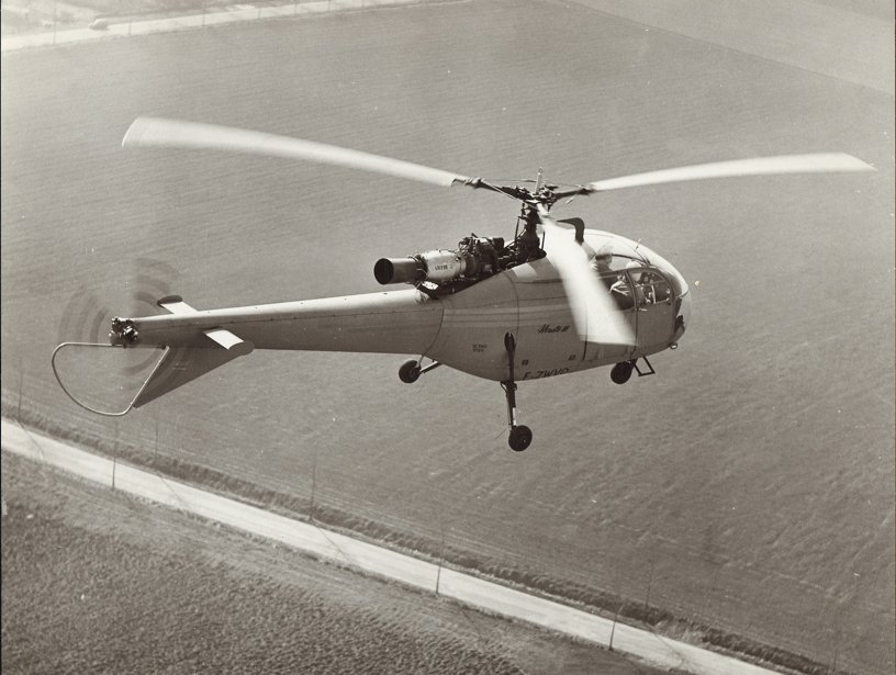 First flight of the Alouette III