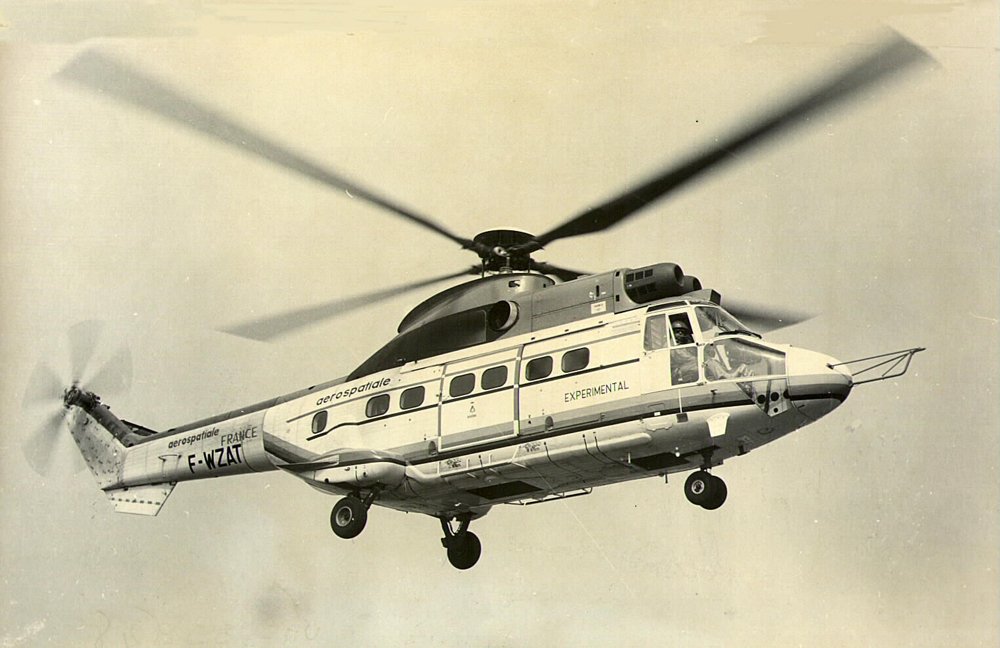 The final flight of the experimental SA331 helicopter was performed in September 1977.  