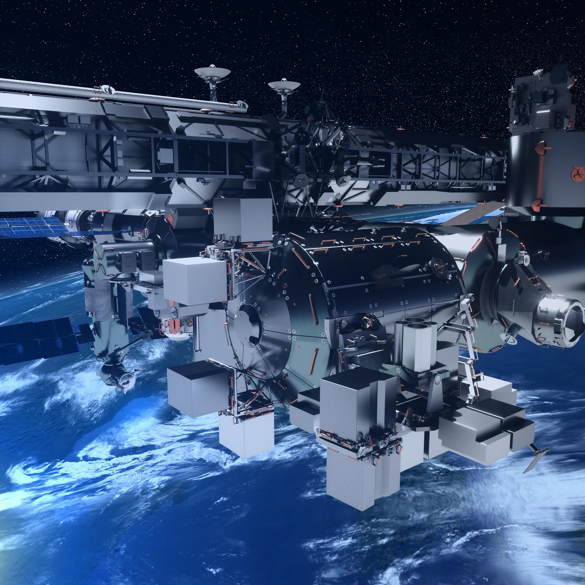 Planetary trade platform space station gek