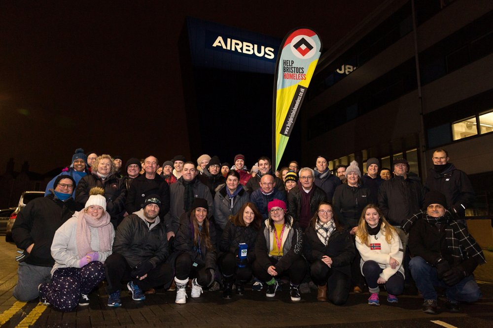 Airbus Bristol employees support charity Help Bristol’s Homeless