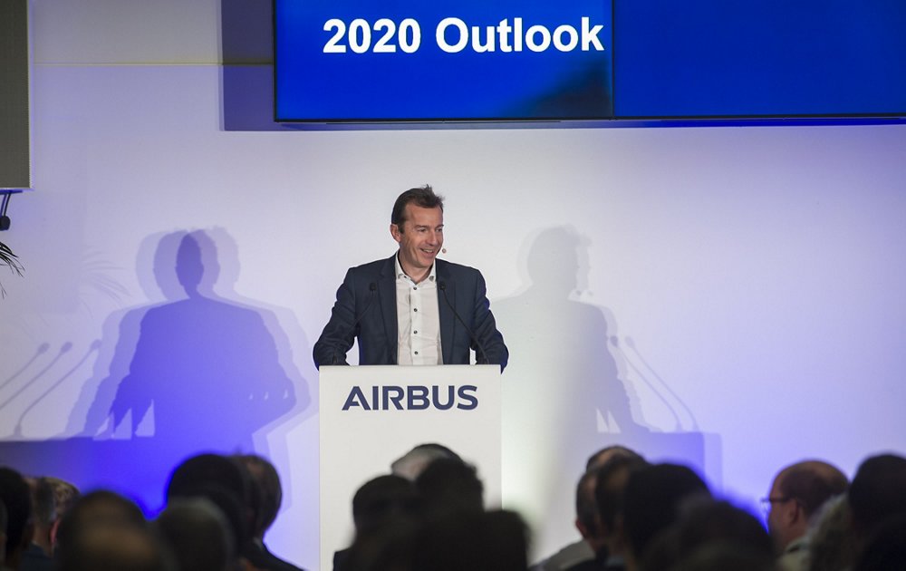 Guillaume Faury at Airbus UK’s annual New Year’s Reception