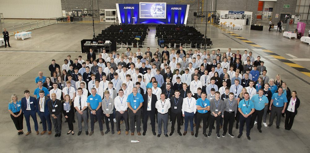 Airbus UK 2019 Apprentice cohort