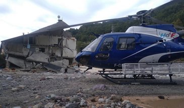 Helicopters support Storm Alex relief effort