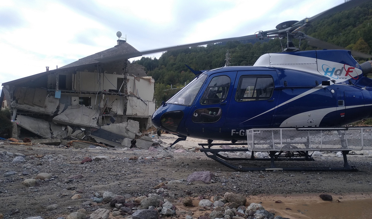 A fleet of helicopters – including this Airbus-built rotorcraft – were relied on to perform key missions in response to 2020’s Storm Alex; activities involved the delivery of supplies, evacuation of wounded, search operations for missing persons and other duties.