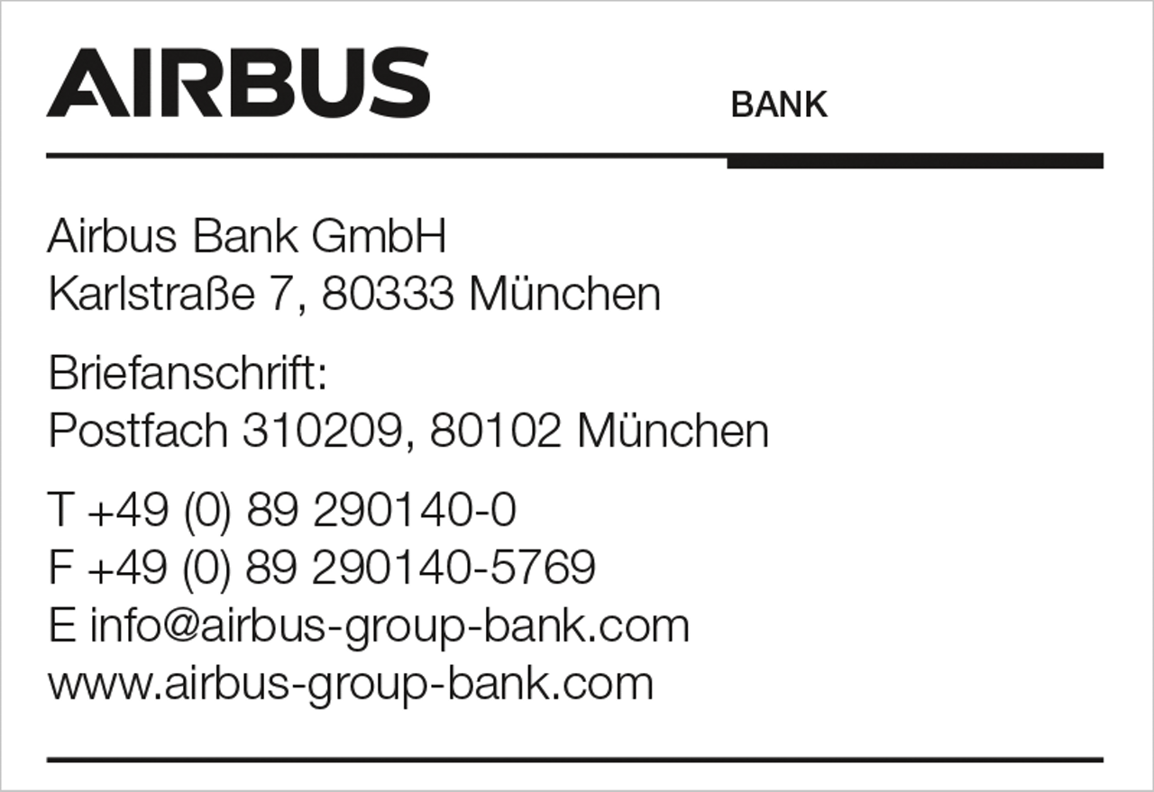 Airbus Bank Sub Identities