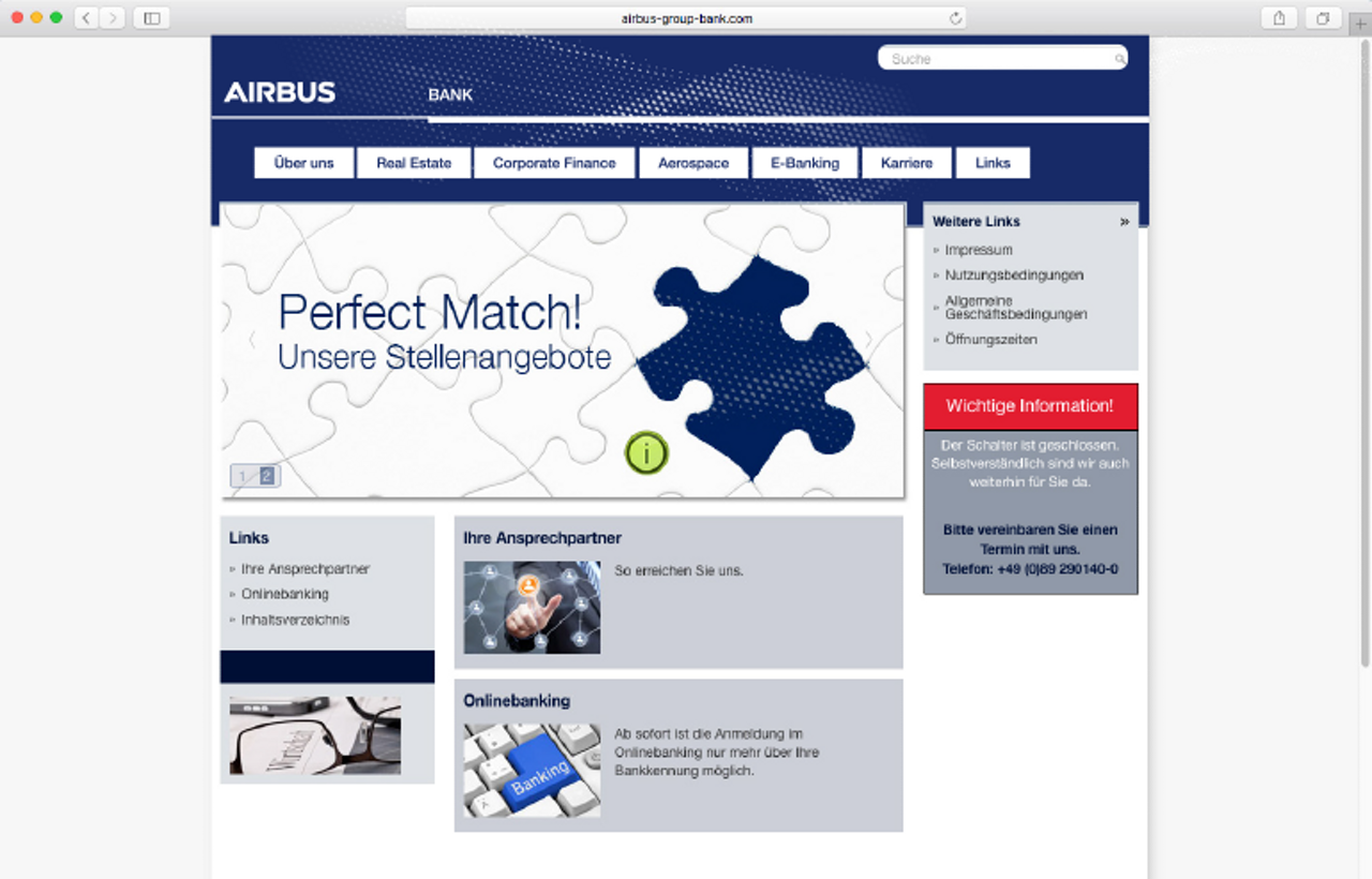 Airbus Bank Sub Identities