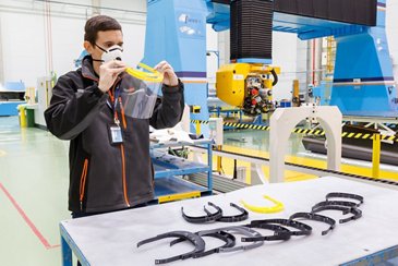 Visor frame production for COVID-19 