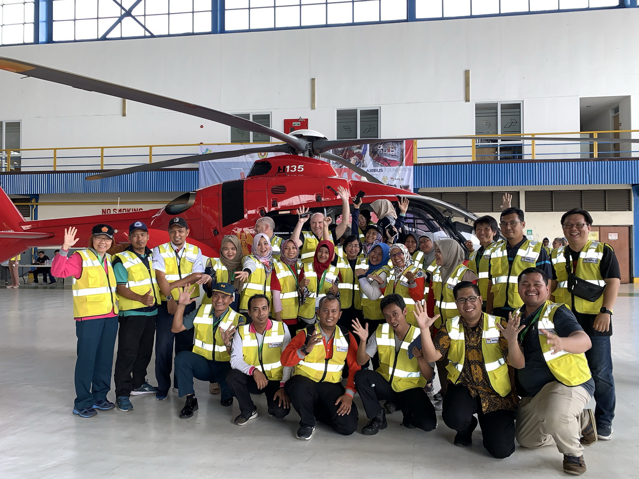 H135 HEMS-training in Indonesia.