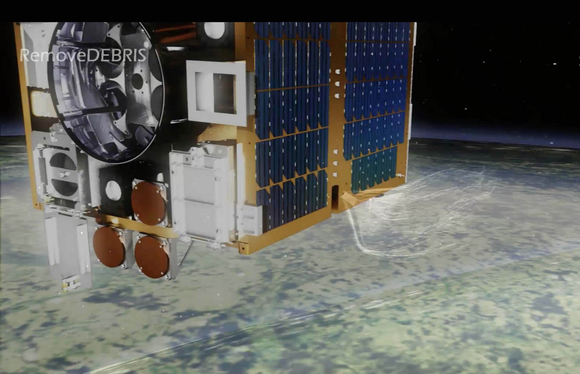 RemoveDEBRIS Demonstrator Satellite