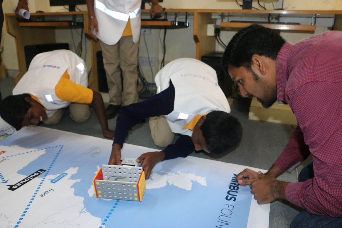 Airbus Little Engineer Robotics Programme India3
