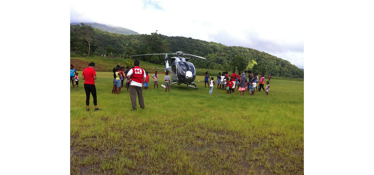The Airbus Helicopters Foundation supports the Red Cross’ efforts to provide aid in Dominica