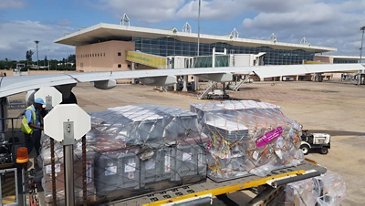 Airbus Foundation and IFRC cyclone Idai relief flight to Mozambique