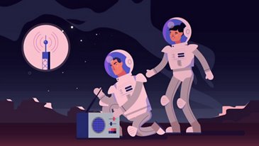 Mondstantion an Rover, empfangen Sie mich?