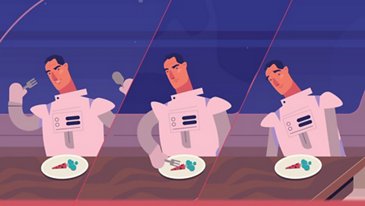 Ein Mond-Dinner unter Sternen