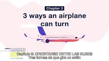 Tres formas de que gire un avión