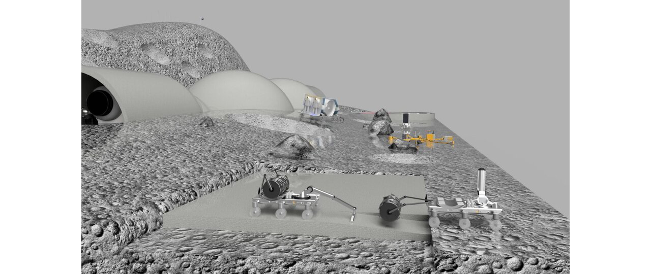 A view of the winning project from Via Appia 
