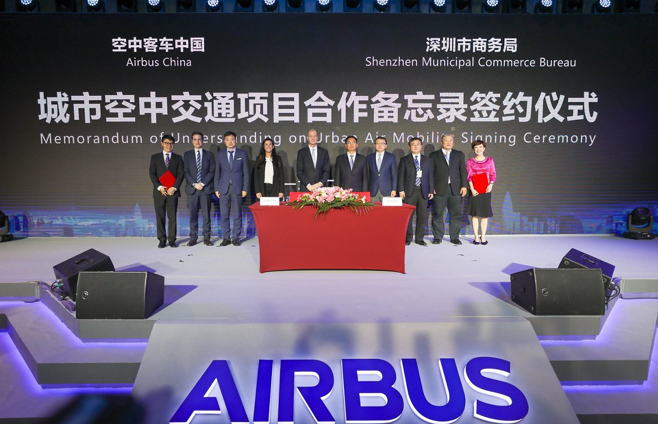 Airbus inaugurates its Innovation Centre in China at an office opening ceremony in Shenzhen, China, one of the world’s leading innovation hotspots. 