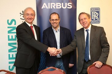 Airbus Rolls Royce And Siemens Team Up For Electric