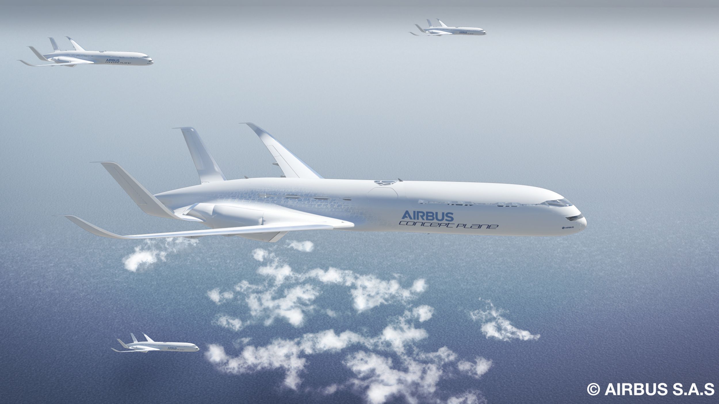 Airbus Prasentiert Seine Vision Fur Das Jahr 50 Unter Dem Motto Smarter Skies Commercial Aircraft Airbus