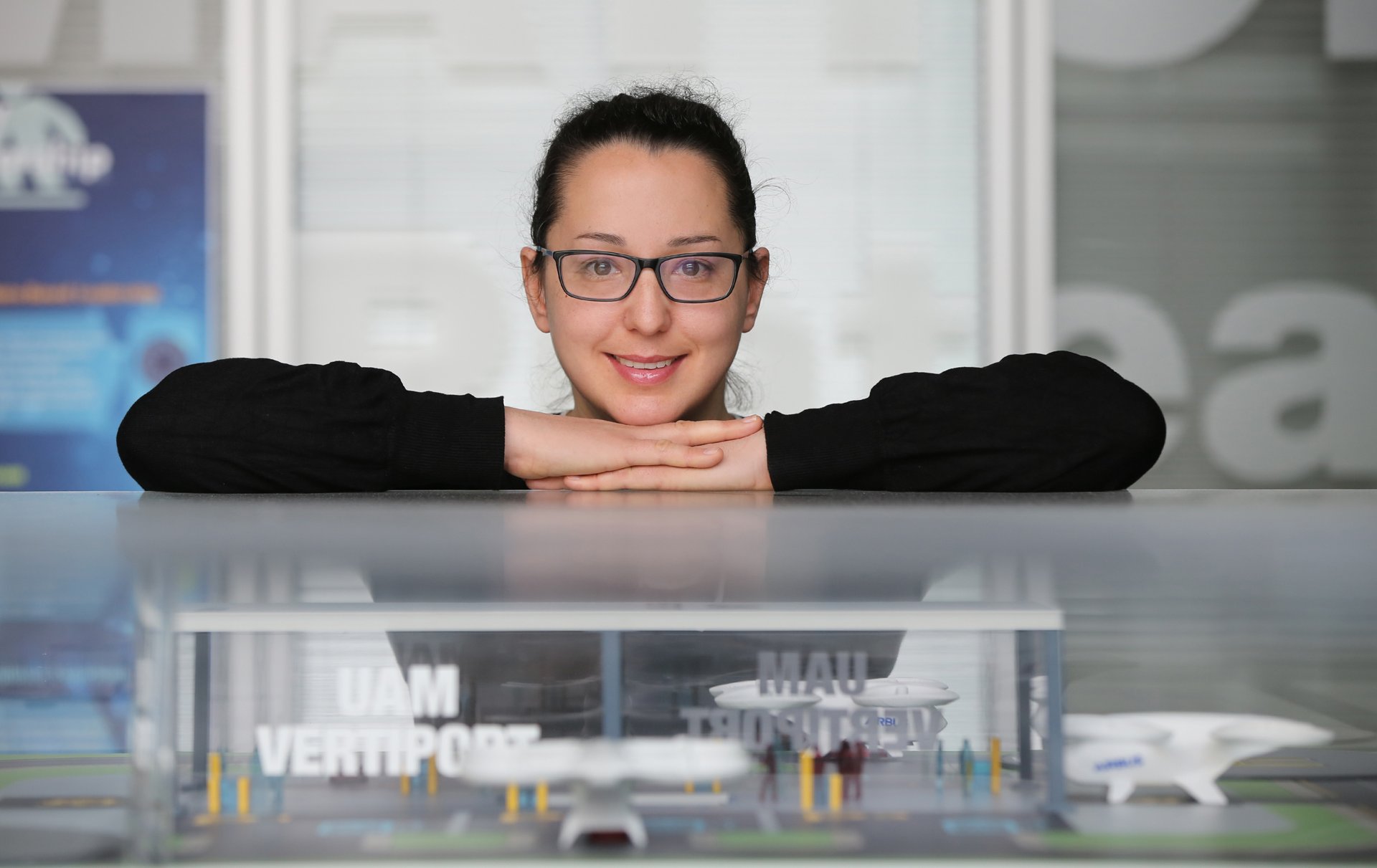 Mona Moren is involved with the CityAirbus demonstrator vehicle integration with Airbus Helicopters
