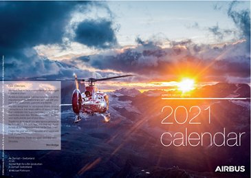 Civil helicopters calendar - 2021