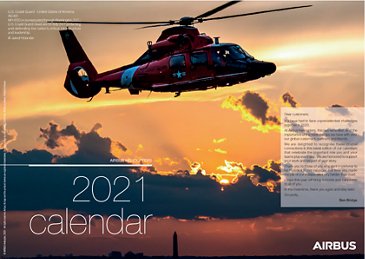 Military helicopters calendar - 2021