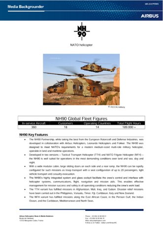NH90 Backgrounder