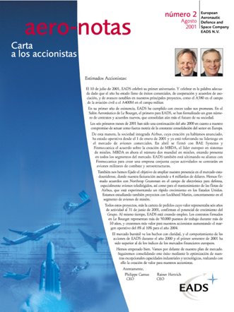 Aero-notes 02 (Agosto 2001)