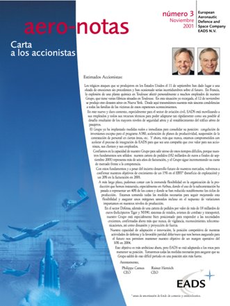 Aero-notes 03 (Noviembre 2001)