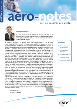 Aero-notes 12 (Octubre 2004)