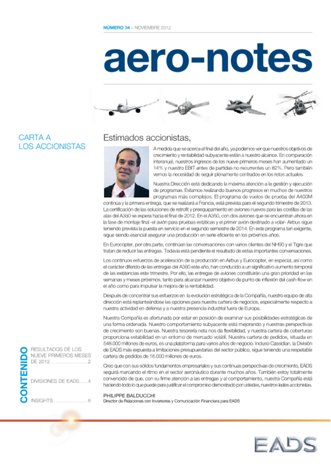 Aero-notes 34 (Noviembre 2012)