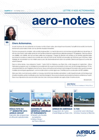 Aero-notes 41 (Automne 2015)