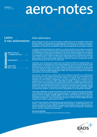 Aero-notes 27 (Septembre 2010)