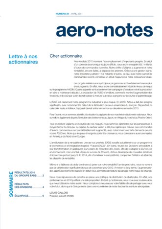 Aero-notes 29 (Avril 2011)