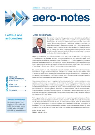 Aero-notes 31 (Décembre 2011)