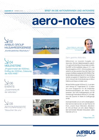 Aero-notes 39 (Herbst 2014)